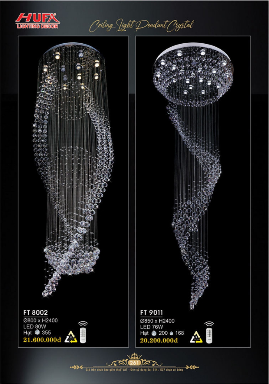 Bảng giá đèn trang trí HUFA